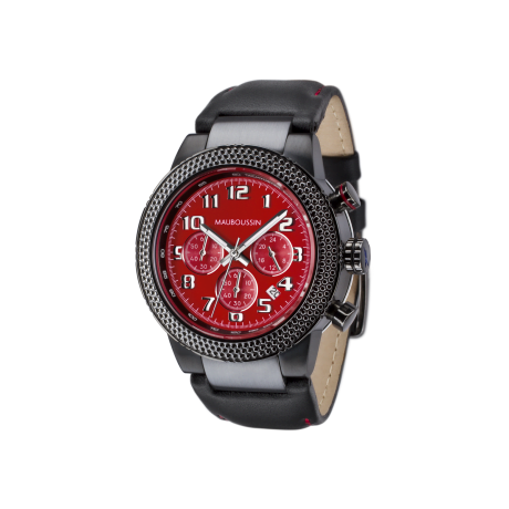 Montre Mauboussin "First Day Watch" Cadran rouge