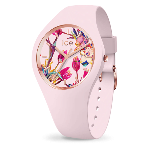 Montre Ice Watch flower - Lady pink
