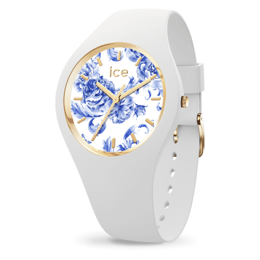 Montre Ice Watch flower - White porcelain